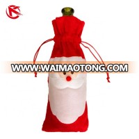 Ornaments New Merry Christmas snowman wine bottle cover set Santa Claus