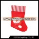 Popular strip design christmas stocking sock for decor